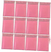 jojofuny 50pcs Pink Pouch Shockproof Mailing Lightweight Packaging for Home Shop Office Use Protects Contents During Shipping