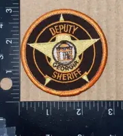 DEPUTY SHERIFF / 3” Georgia sheriff Collectable patch / Public Safety