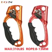 For 8~13mm Hand Ascender Rock Climbing Tree Arborist Rappelling Gear Rope