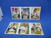 2 Topps 2018 Heritage advertising panels. Bryant, Harper & Adames, Dickerson