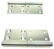 (2) Two Large Slip Off Hinges or Take Apart Hinges (Chromed)