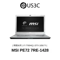 在飛比找蝦皮商城優惠-MSI PE72 17吋 FHD i7-7700HQ 8G 