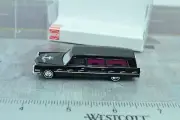 Busch 42907 Cadillac Wagon 1966 Hearse Ambulance Funeral Black HO 1:87 Scale