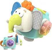 Baby Activity Cube, Interactive Fine Motor Skill Animal Cube, Play Center, Travel Toys, Early Learning Activities for Kids 3 Month+