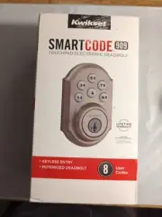 SmartCode Single Cylinder Electronic Deadbolt Featuring SmartKey Security -...