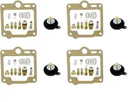 WOODEY Motorcycle Engine Carburetor Float Needle Gasket Air Cut Off Valve Repair Kit for Y&amaha Virago XV750 XV1100 XV 750 1100 4FY 3LP