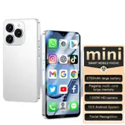 4G Pocket Mini Smartphone 4.3 Inch 2GB+16GB 2750mAh Battery Palm Phone Dual Sim Unlocked Mobile Phone Hotspot Student Pocket Tiny Cellphone (WHITE)