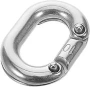 LAPYAPPE High Strength Chain Link Coupler Quick Releasing Riveted Connector Chain Fastening Clip