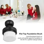 Liquid Foundation Brush Round Shaped Flat Top Soft Brush Hair Makeup Brush With