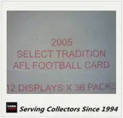 2005 Select AFL Tradition Trading Card Factory Case (12 boxes)-Rare