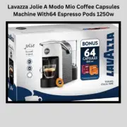 Lavazza Jolie A Modo Mio Coffee Capsules Machine With64 Espresso Pods 1250w