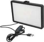 Angoily Compact Led Light for Phone/Laptop/Tablet Photography Easy to Attach and Use Soft Fill Light Warm/Versatile for Education and Streaming