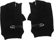 [HONMEET] Men's Women's Warm Half Fingerless Gloves Touchscreen Bike Riding Gloves for Cold Weather Comfortable Fit