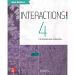 NEW INTERACTIONS 4 (LISTENING/SPEAKING)可免運