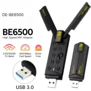 USB 3.0 WiFi 7 Adapter Wireless Network Card WiFi Ethernet Adapter For Win10/11