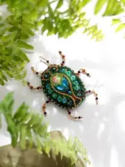 DIY Jewelry making kit Pin Brooch Mau-sit-sit Handmade Brooches