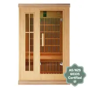 Hirsi 2 Person Carbon Fibre Infrared Home Sauna