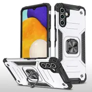 MCC Shockproof Samsung Galaxy A35 5G Heavy Duty Ring Case Cover A356 [Silver]