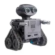 TECHING 160PCS Metal Remote Control Tank Robot Building Kits Bluetooth Speaker DM518