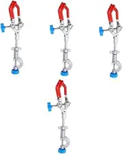 Gatuida 4pcs 3 3 Jaw Clamp Laboratory Adjust Jaw Clamp Locking Pliers Comfortable Grip Perfect for Research