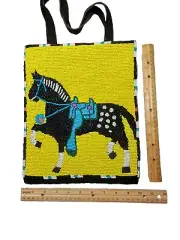 Beaded Bag, Horse