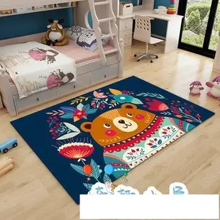 兒童地毯長方形爬行墊臥室滿鋪榻榻米床邊毯房間地毯