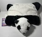 Cuddlee Pets Plush Animal Pillow Toy Panda bear Black and white new