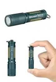 Olight i3E EOS Compact Tiny Keychain Aluminum AAA Flashlight 90 Lumen Dream Blue