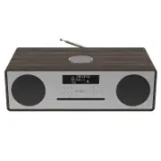 Majority Oakington Bluetooth, DAB Radio & CD Player-Walnut