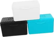 HOMSFOU 1 Set Multi Card Storage Box with Double Sided Lined Cards Space Saving Design
