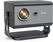 INFGO Home Cinema Projector 4K Supports 28000 Lumen 1080P Projector Full HD WIFI6 Bluetooth 5.4 for Mobile Phone Laptop Black