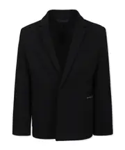 Givenchy Kids Single-Breasted Rear Slit Blazer 8Y,12Y,12 black