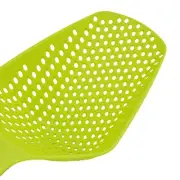 US (Green)Scoop Colander PP Plastic Integrated Multifunctional Slotted Spoon For