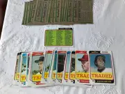 56 - 1974 TOPPS TRADED NEAR SET 23/41, CHECKLIST,+ 30 DUPS, MARICHAL++ EX-NRMT