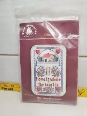 Fond Memories SP56 Home/ Heart Counted Cross Stitch One Light Switch Cover New