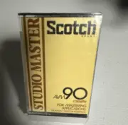 SCOTCH STUDIO MASTER AVM 90 TYPE I BLANK CASSETTE TAPE (1) (NEW)