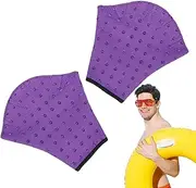 Swimming Gloves, Webbed Swim Gloves for Training, No-Fade Design, Upper Body , Flexible, Ideal for Men, Women, Kids, Diving and Water Workouts