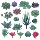 Garden Decoration Green Desktop Mini Small Bonsai Artificial Succulents Plants