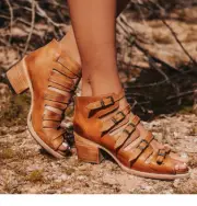 NEW Freebird Quinn Sandals Women's Size 9 Wheat-Sold Out! -RUNS LONG