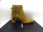 Yves Saint Laurent Babies 70 Fringe Zip Ankle Boots Booties 37 7