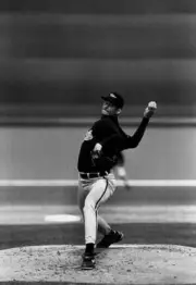 Ben McDonald Baltimore Orioles pitches 1990s Old Photo 5