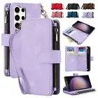 Zipper Card Wallet Case For Samsung A73 A72 A54 A53 A52 A51 A35 A34 A15 A14 A13