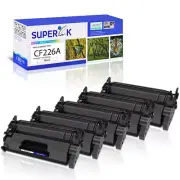 5PK CF226A Black Toner Cartridge Compatible with HP LaserJet Pro M426dw M426fdw