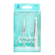 POSHMELLOW BY KANA POLISHED RESERVE SCISSORS & TWEEZER SET #64003