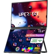 Dual Screen Folding Monitor 15.6" Dual Portable Display Laptop Monitor Extender