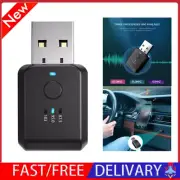 USB Bluetooth 5.1 Wireless Car FM Transmitter Aux Stereo Audio Receiver Adapter