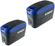 2 x Kings 15L Centre Console Fridge Freezer Portable Travel Camping Car Cooler 4WD