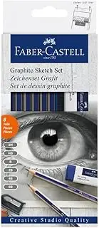 [Faber-Castell] Creative Studio Mixed Media Graphite Sketch Set 8 pcs., (18-114000)