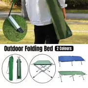 Folding Lightweight Camping Bed Portable Hiking Cot with Carry Bag Outdoor Use