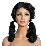 Penny Girl Costume Wig with Long Ponytails Halloween Costume Accessory Cosplay
